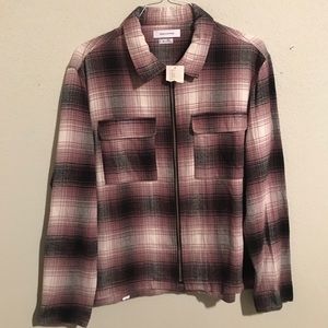 Urban Outfitter Zip Up Flannel
